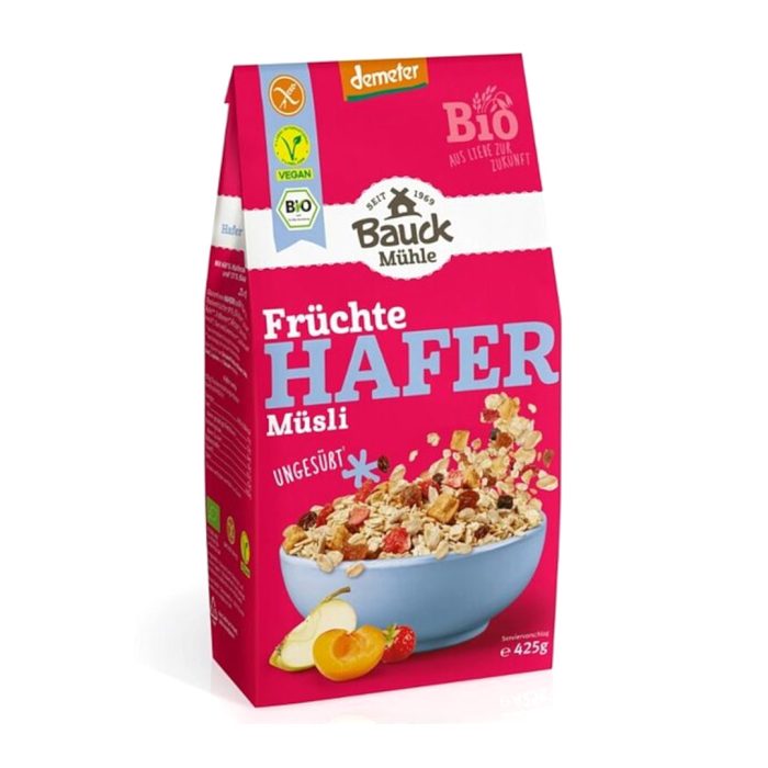 Müsli Havre med frukt
