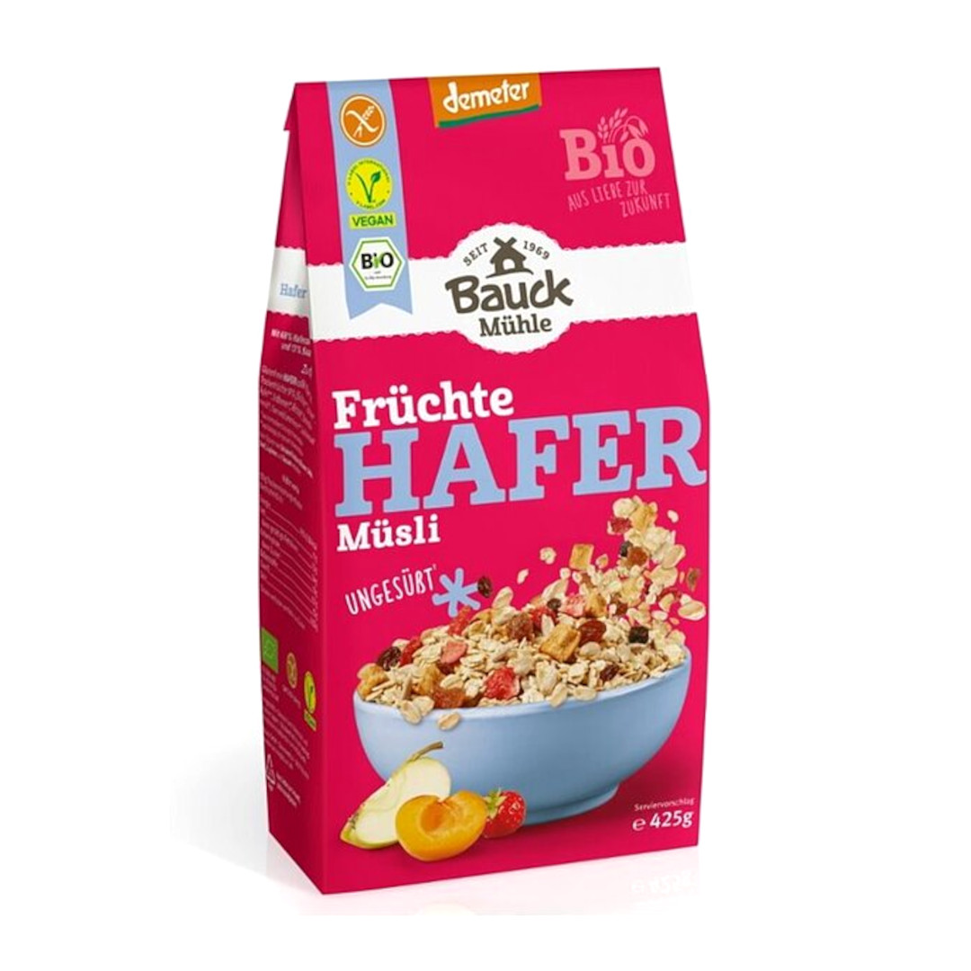 Müsli Havre med frukt - Biodynamiska Produkter