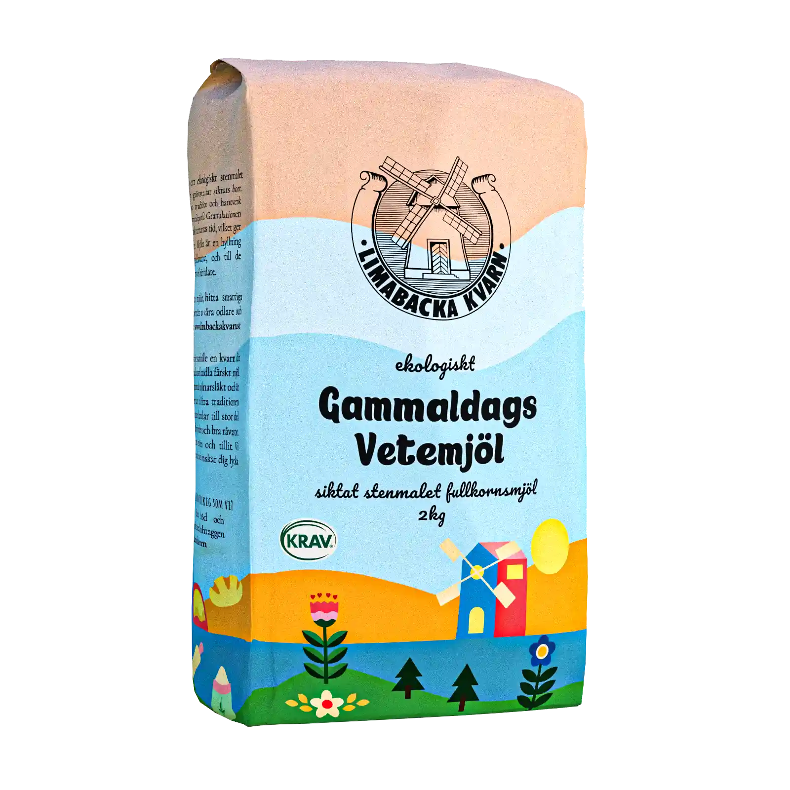 Gammaldags Vetemjöl Stenmalet