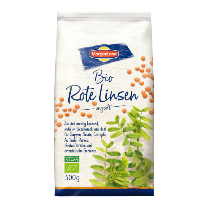 Röda linser 500g från Morgenland