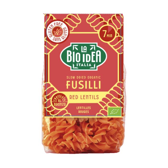 Spirelli röda linserpasta