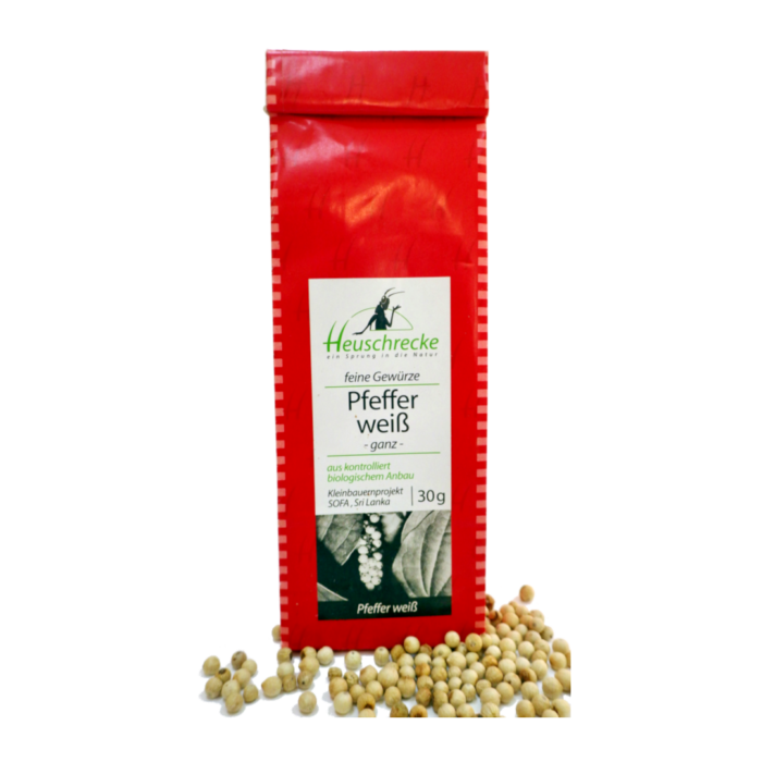 Vitpeppar hel