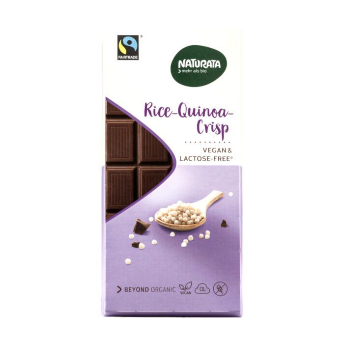 Choklad quinoa crisp 100g från Naturata