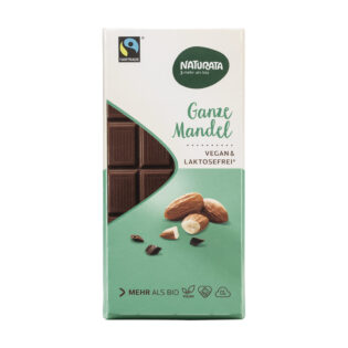 Choklad hel mandel 100g från Naturata
