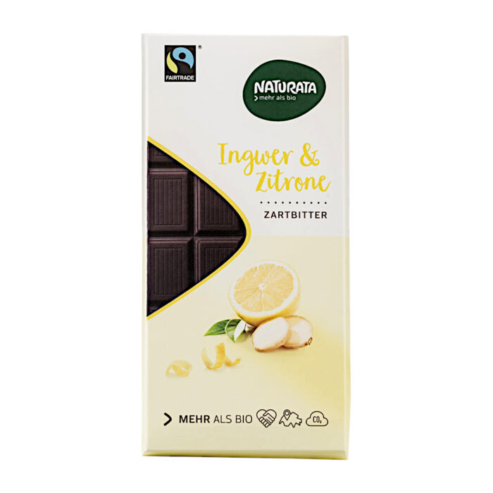 Choklad Ingefära Citron 100g från Naturata