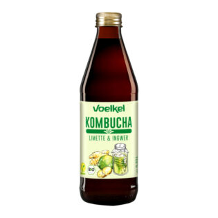 Kombucha lime & ingefära 33cl från Voelkel