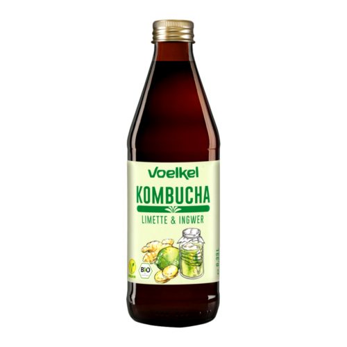 Kombucha lime & ingefära 33cl från Voelkel