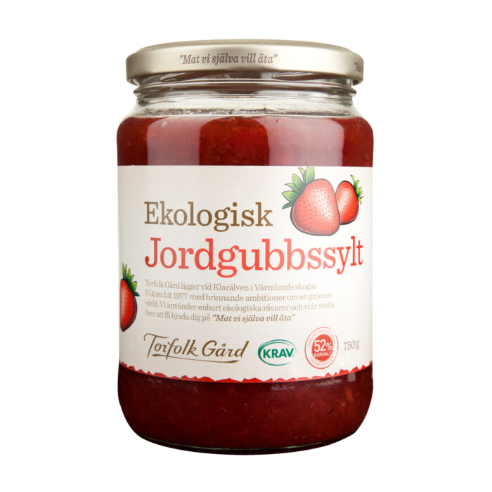 Jordgubbssylt 750g från Torfolk Gård