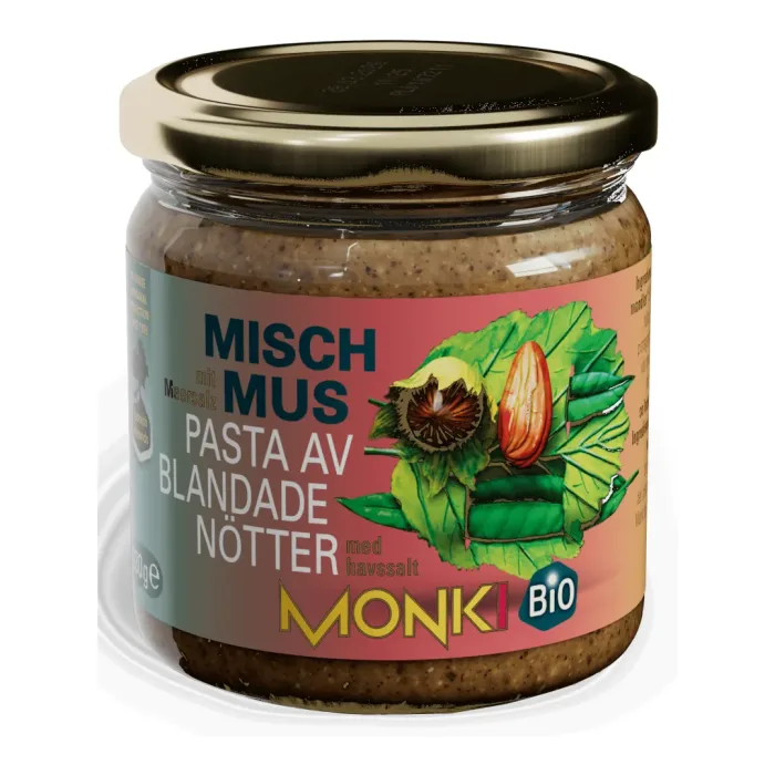 Blandad pasta mandel hasselnöt