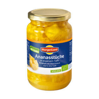 Ananasbitar i glas 350g från Morgenland