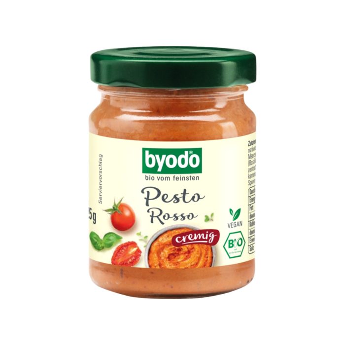 Pesto Rosso Krämig 125g från Byodo