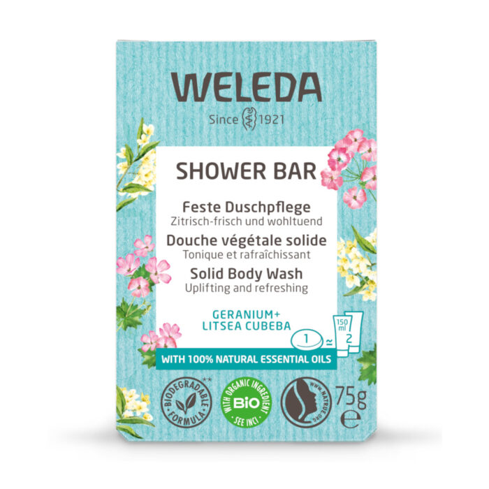Shower Bar Geranium 75g från Weleda